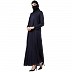 Casual abaya with an extra layer- Navy Blue Casual abaya with an extra layer- Navy Blue